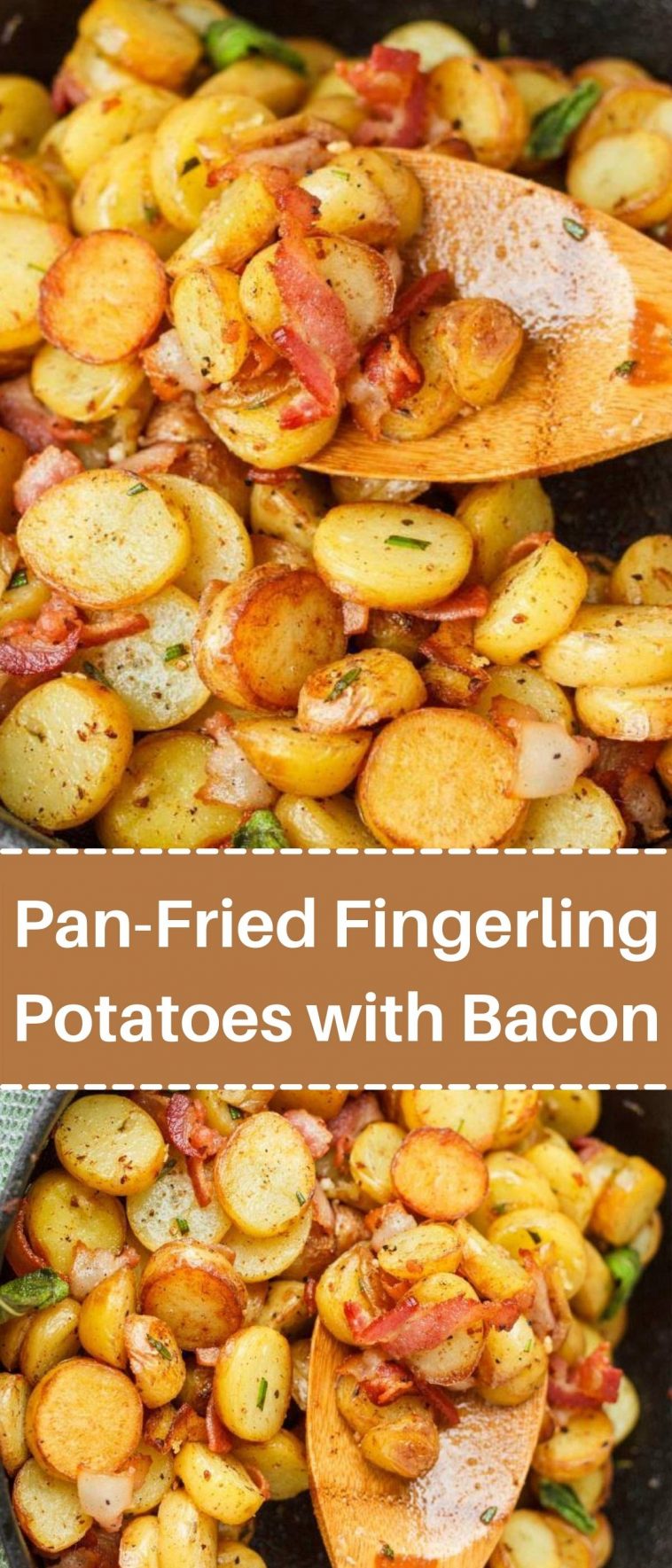 Pan-Fried Fingerling Potatoes with Bacon