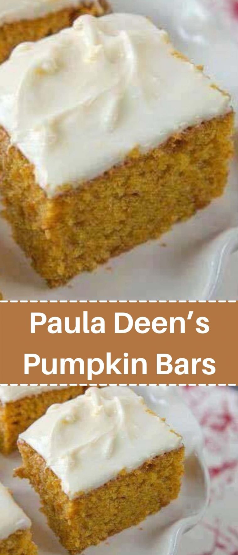 Paula Deen’s Pumpkin Bars