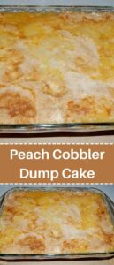 Peach Cobbler Dump Cake