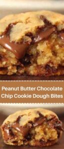 Peanut Butter Chocolate Chip Cookie Dough Bites