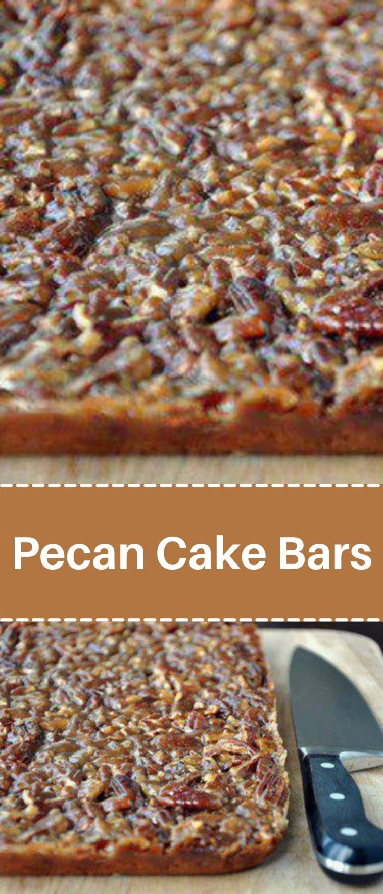 Pecan Cake Bars
