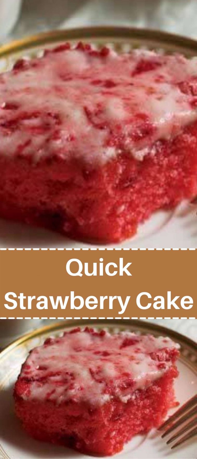 Quick Strawberry Cake