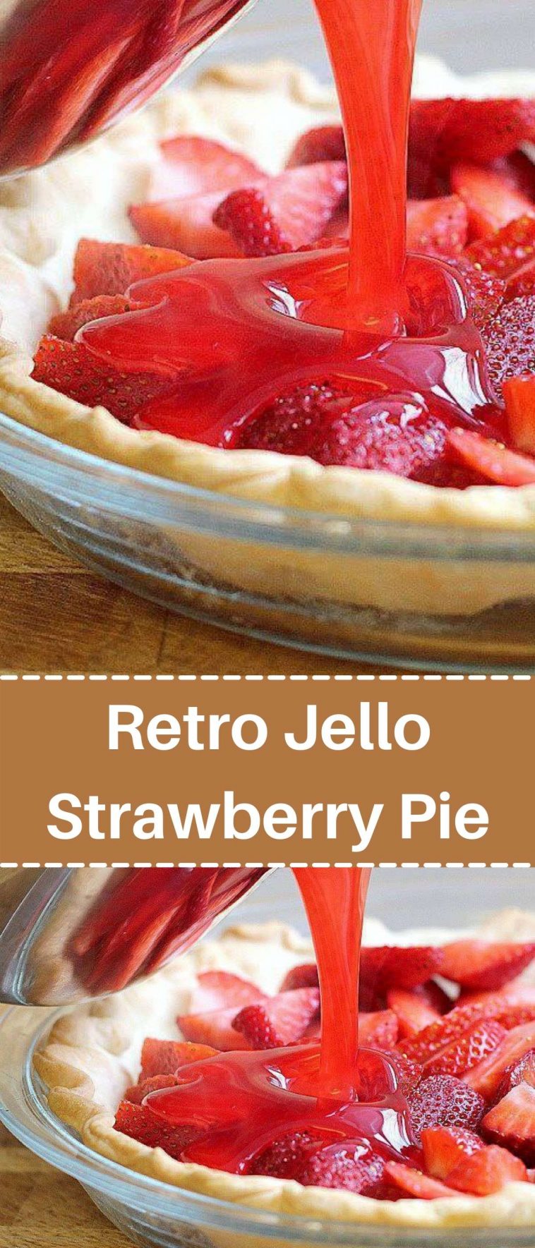 Retro Jello Strawberry Pie