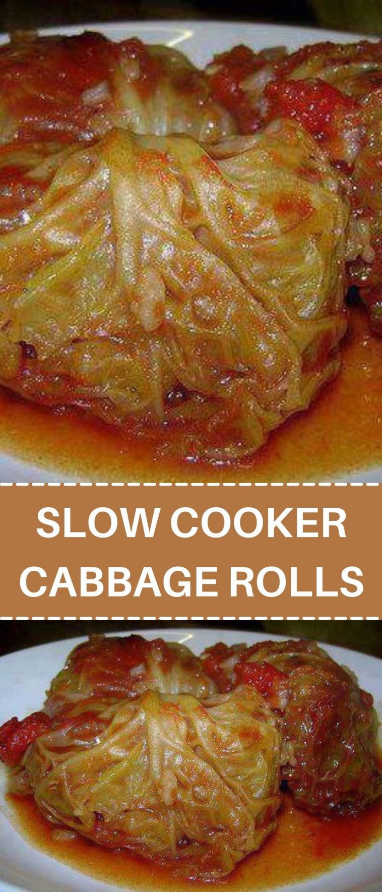 SLOW COOKER CABBAGE ROLLS — I love cabbage rolls!!!!