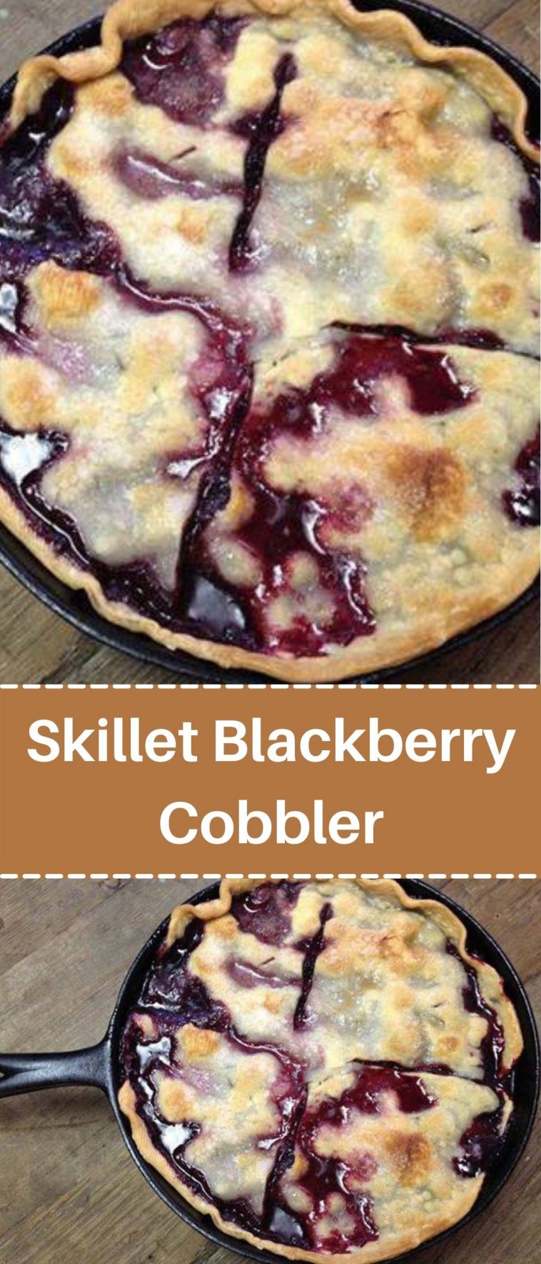 Skillet Blackberry Cobbler