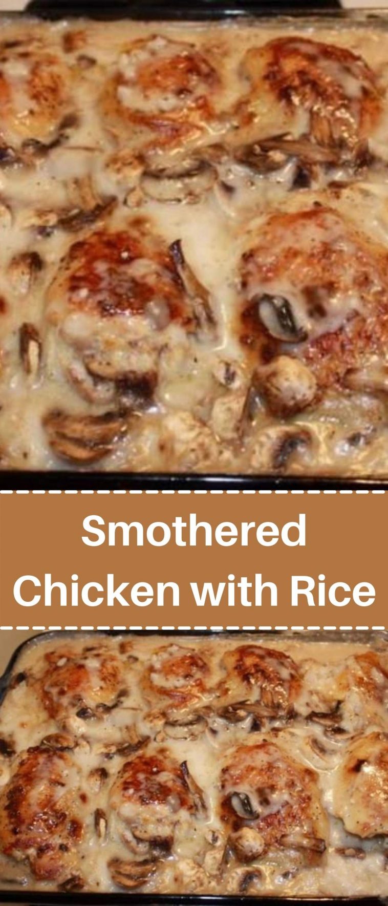 Smothered Chicken with Rice