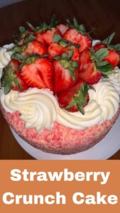 Strawberry Crunch Cake