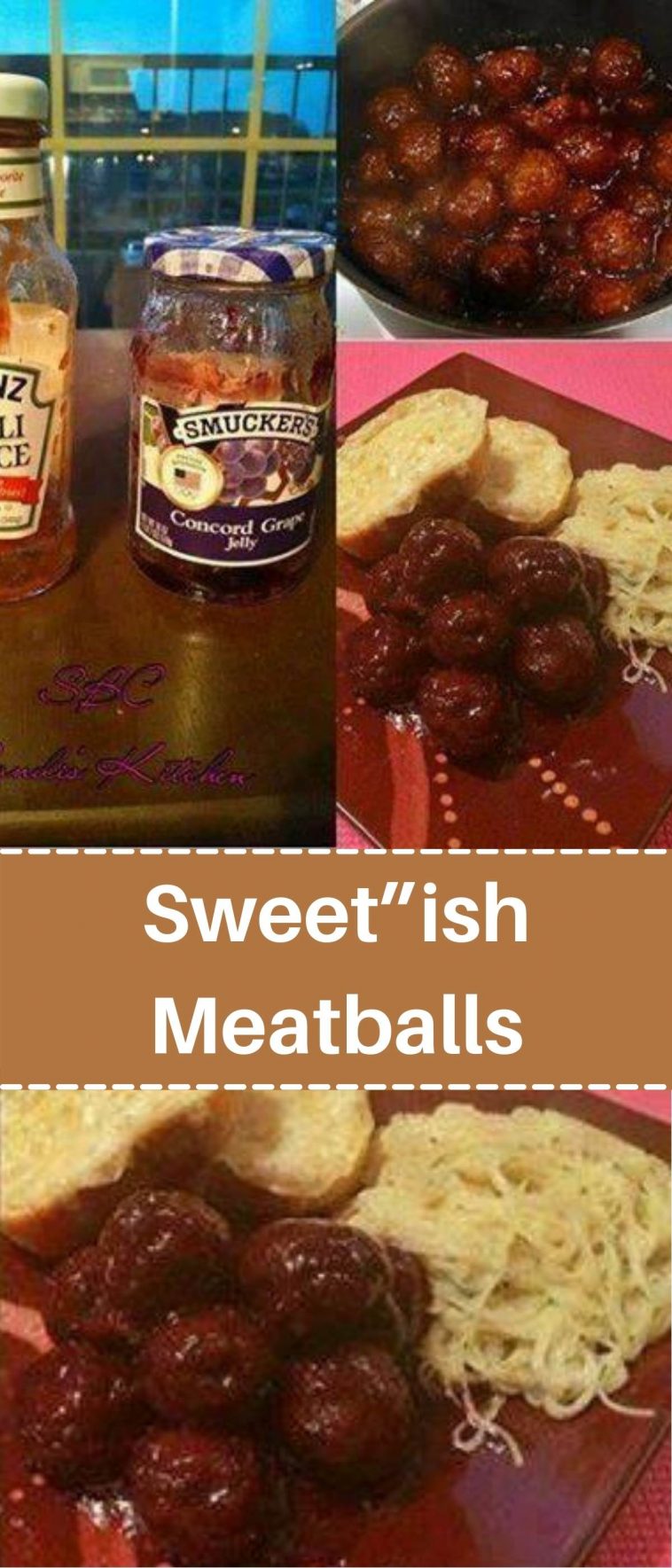 “Sweet”ish Meatballs