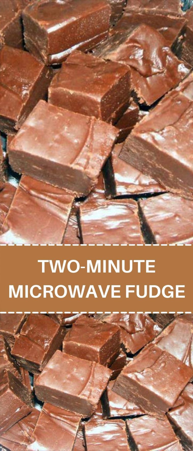 TWO-MINUTE MICROWAVE FUDGE, delicious!