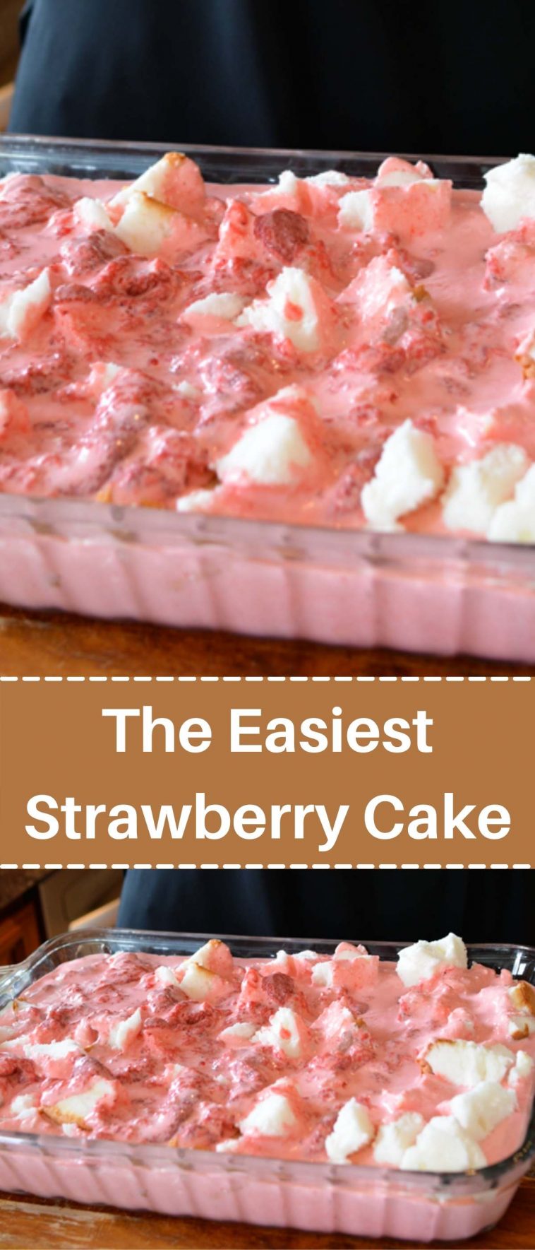 The Easiest Strawberry Cake