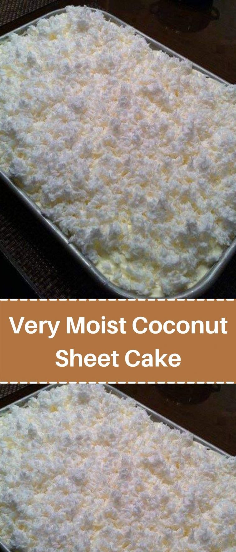 Very Moist Coconut Sheet Cake