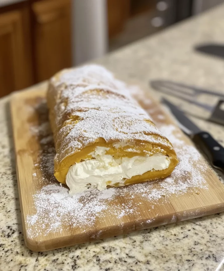 Creamy Filled Pumpkin Roll Recipe