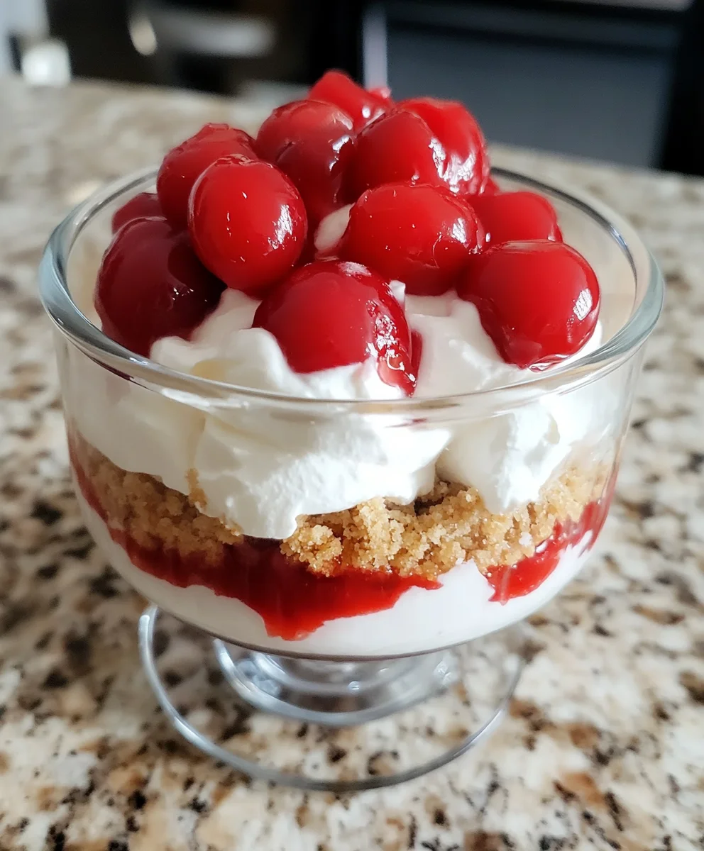 Easy No-Bake Cherry Delight