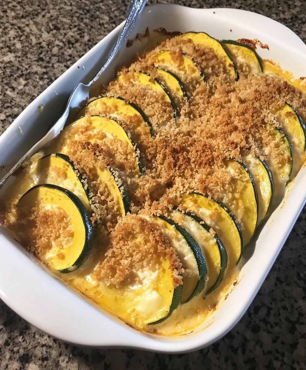 Zucchini or Yellow Squash Casserole