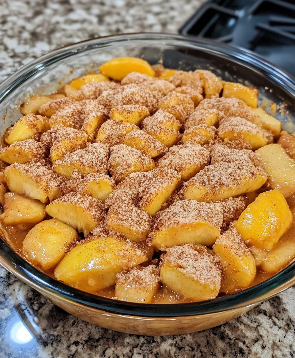 My Grandmother’s Fresh Peach Cobbler