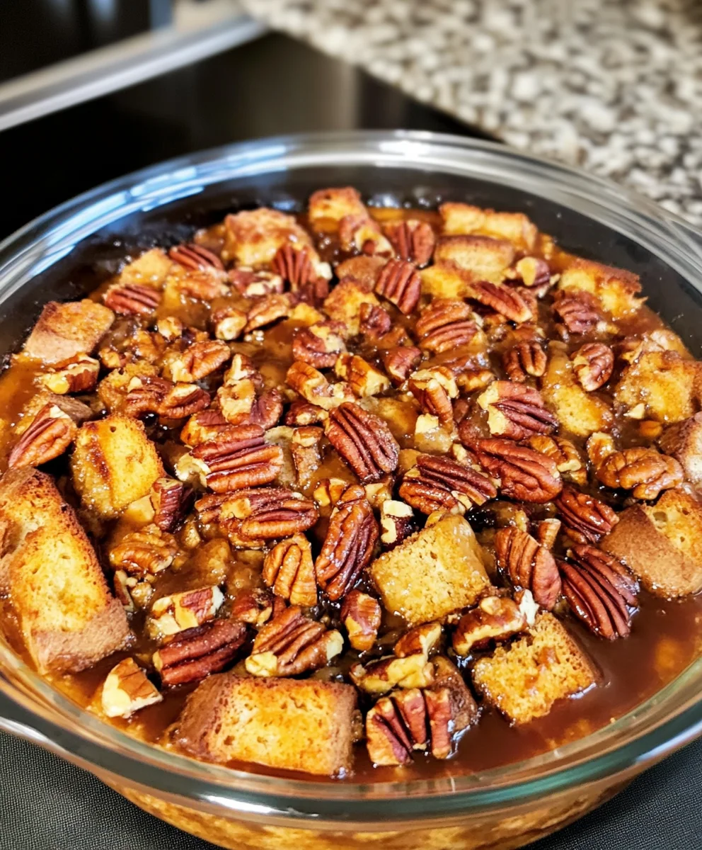 Pecan Pie Bread Pudding