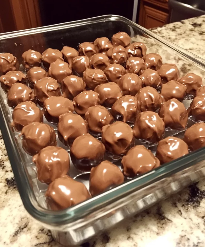 Chocolate Covered Peanut Butter Balls