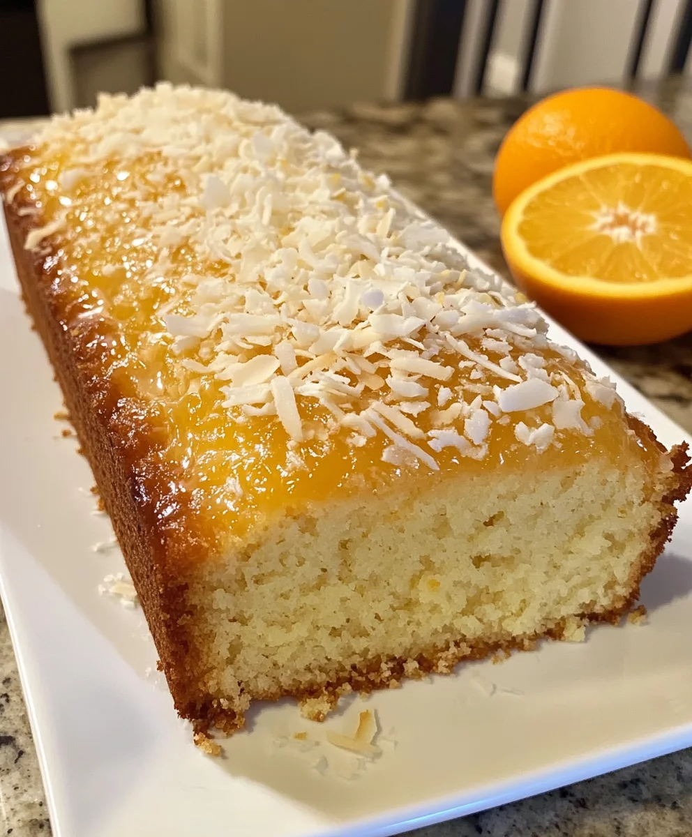 Coconut Orange Cake
