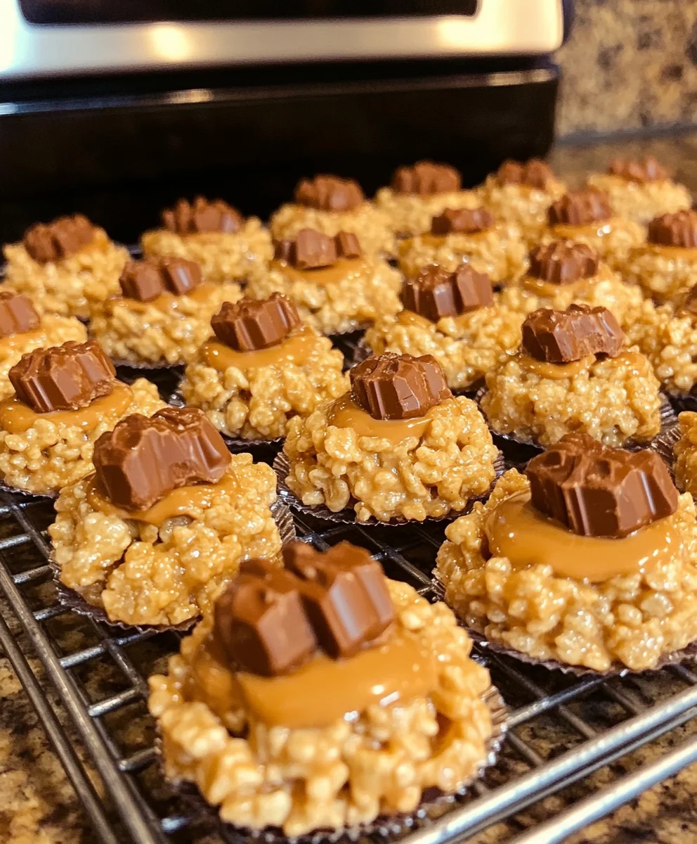 Reese’s Krispie No-Bake Cookies