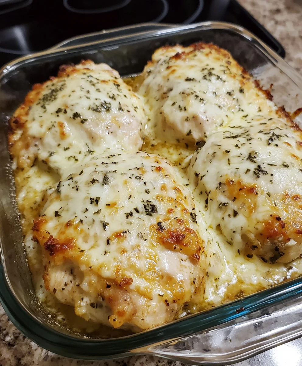 Parmesan Garlic Chicken Breasts