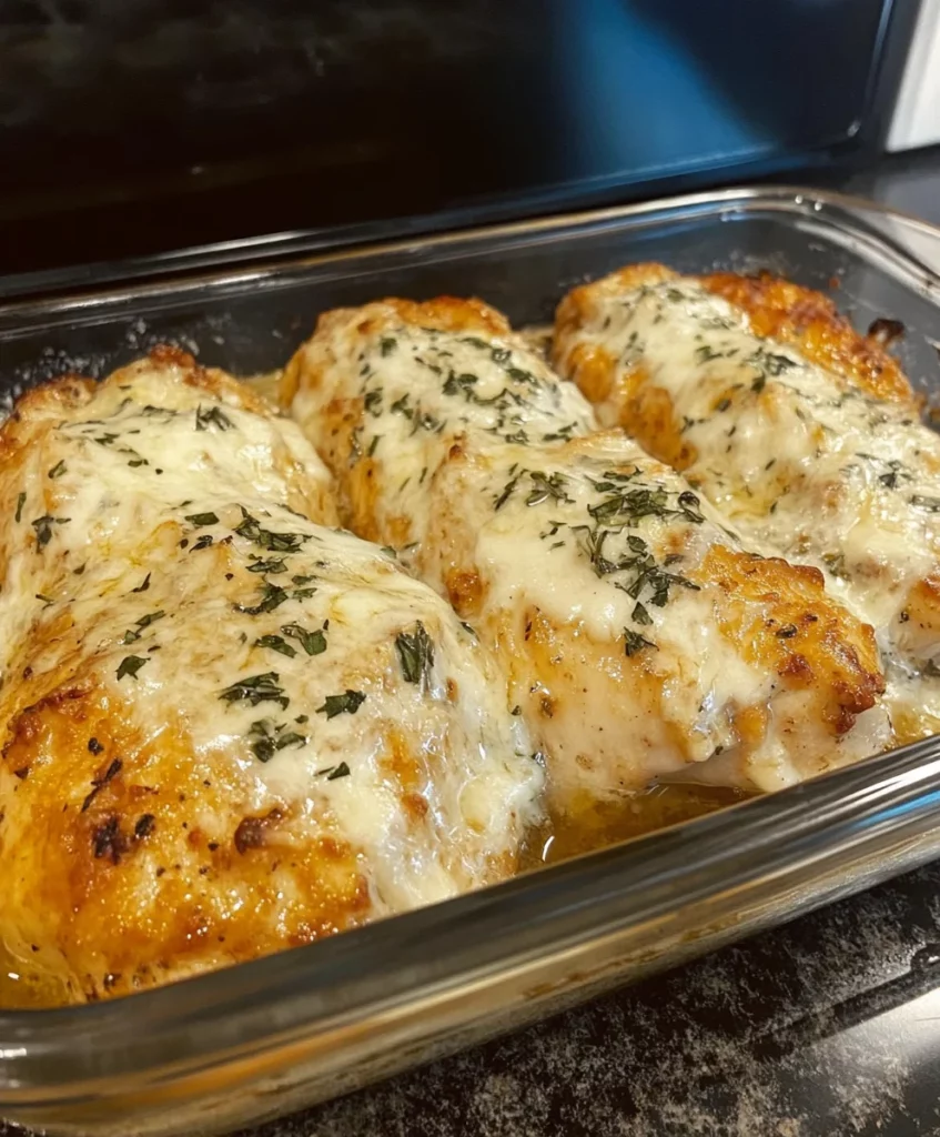 Parmesan Garlic Chicken Breasts