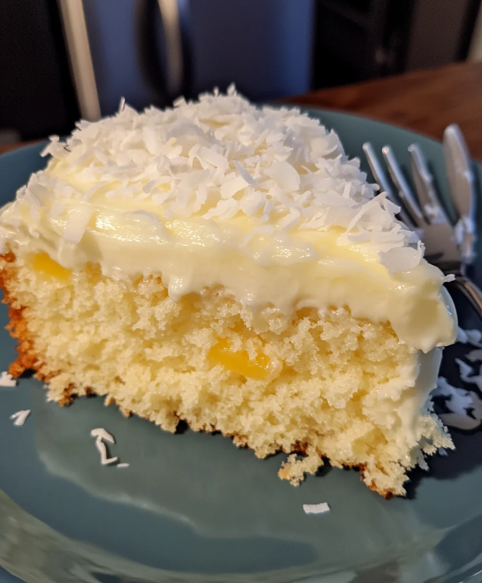 TROPICAL COCONUT CAKE