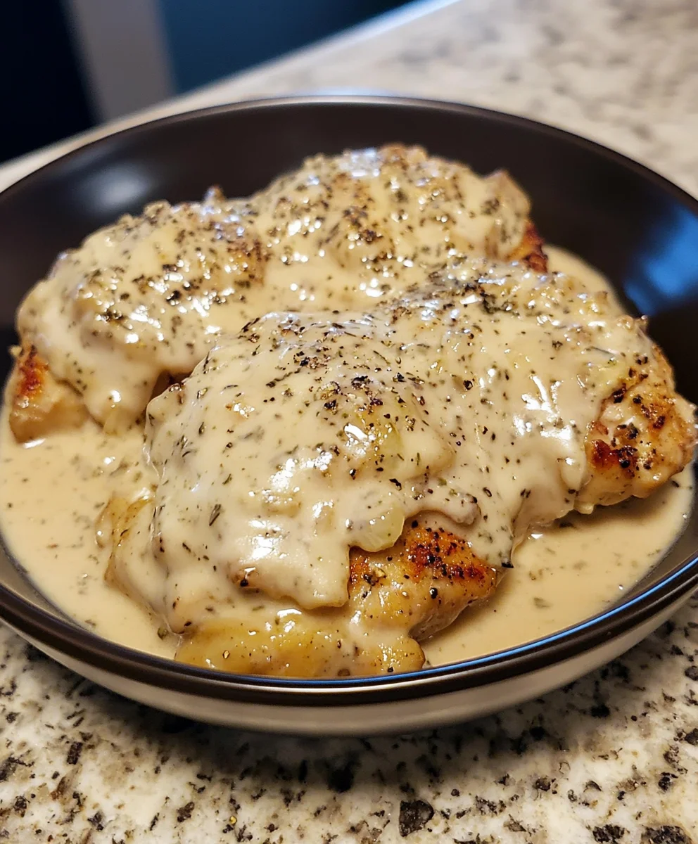 Easy Smothered Chicken