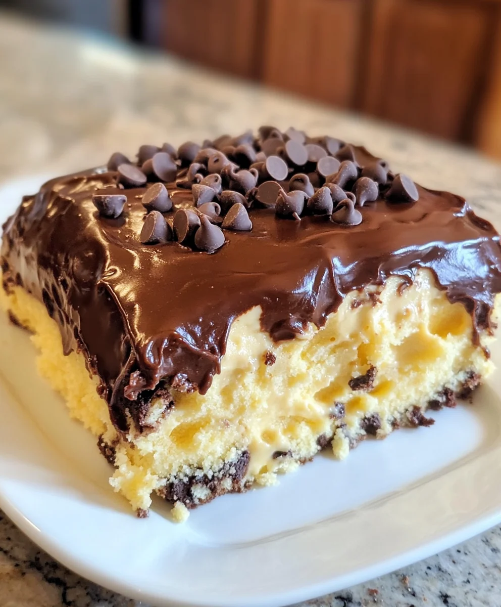 Boston Cream Poke Cake Mix Recipe