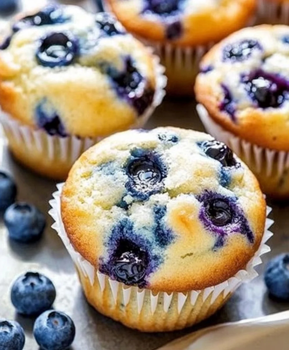 Blueberry Cream Cheese Muffins