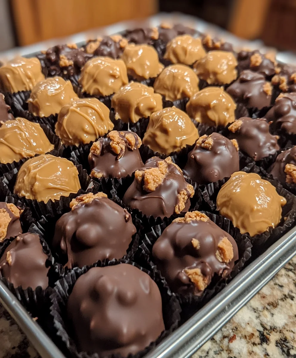 CHOCOLATE PEANUT BUTTER BALLS