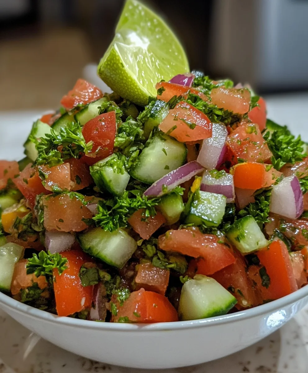 Crisp Cucumber Salsa