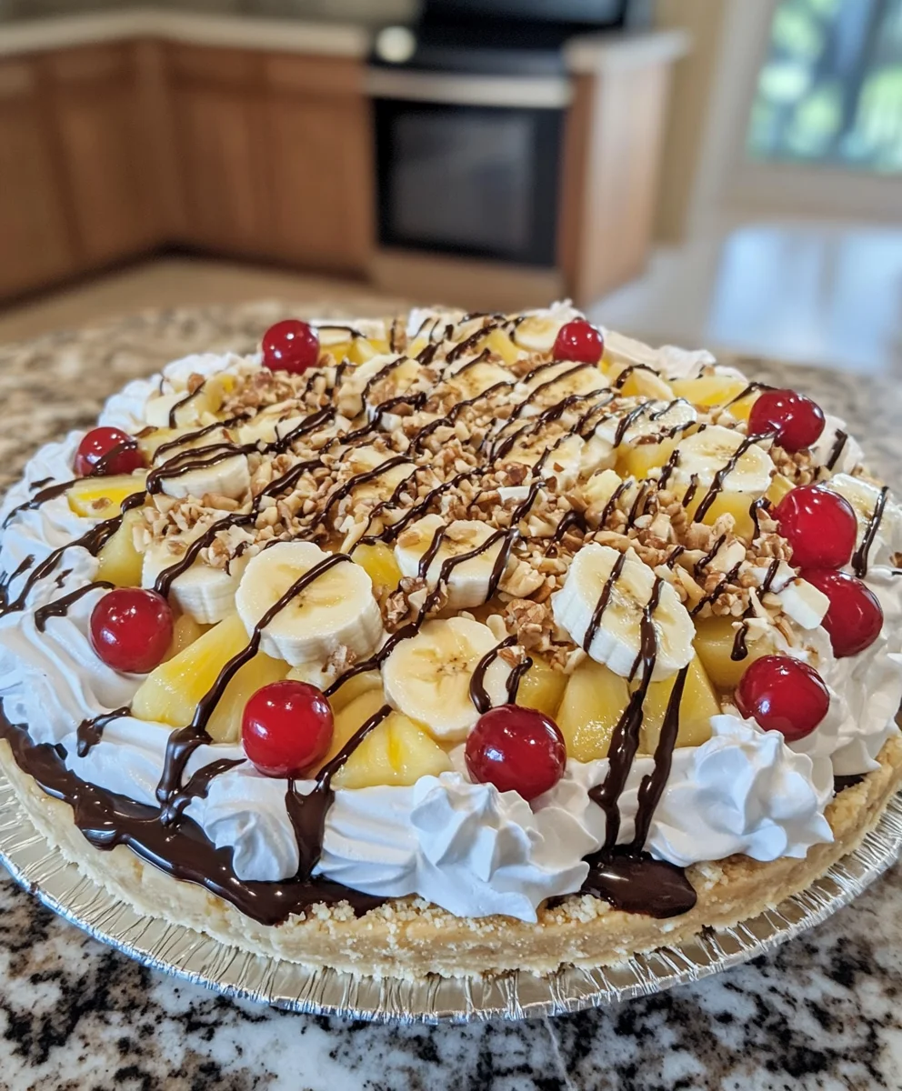 Banana Split Pie