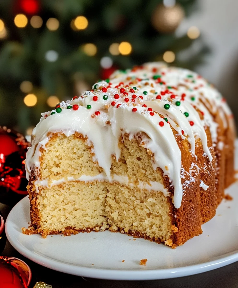 Eggnog Pound Cake