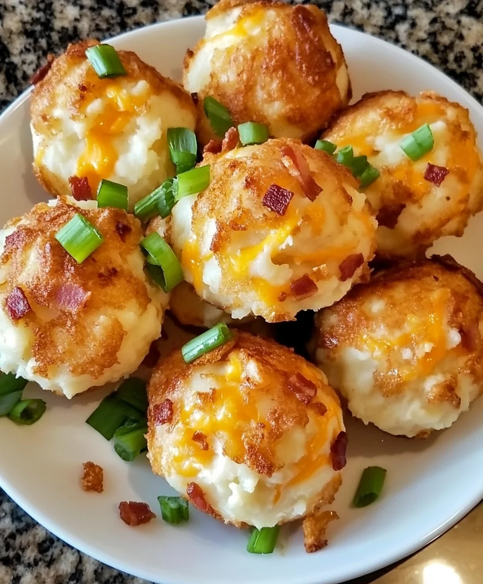 Loaded Mashed Potato Balls