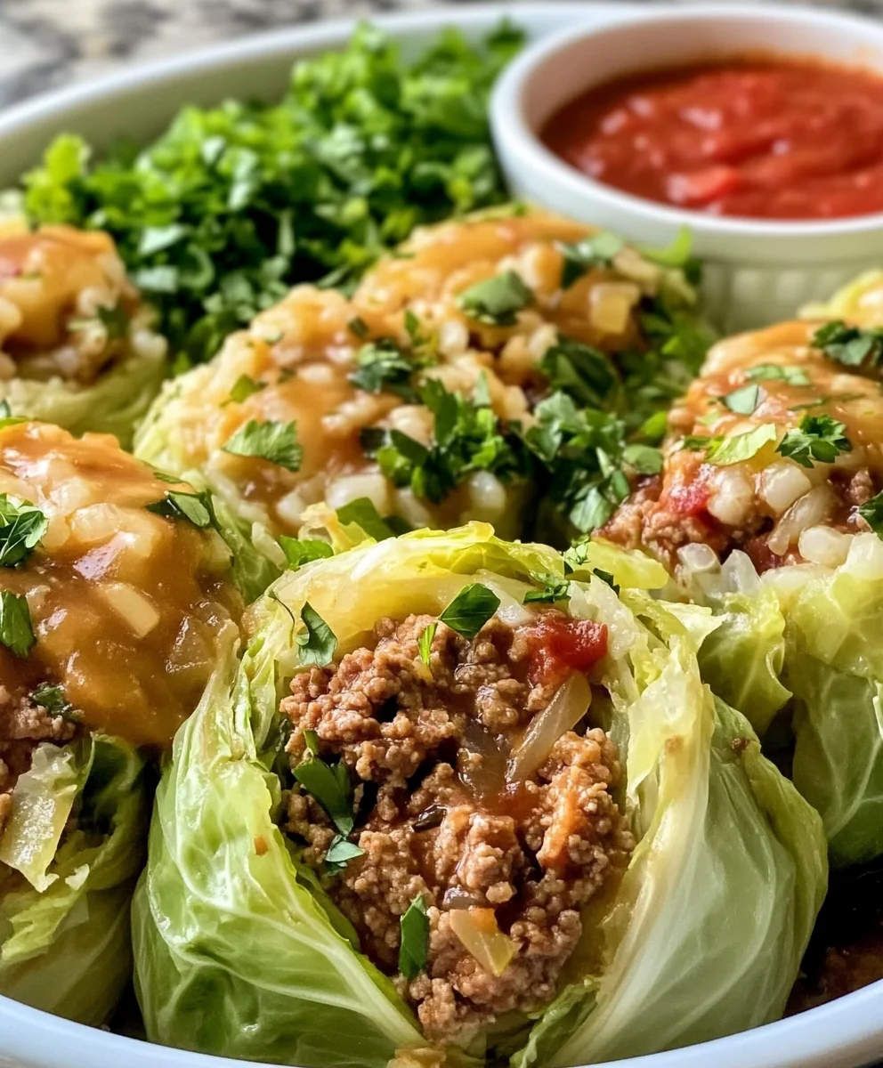 Slow Cooker Cabbage Rolls