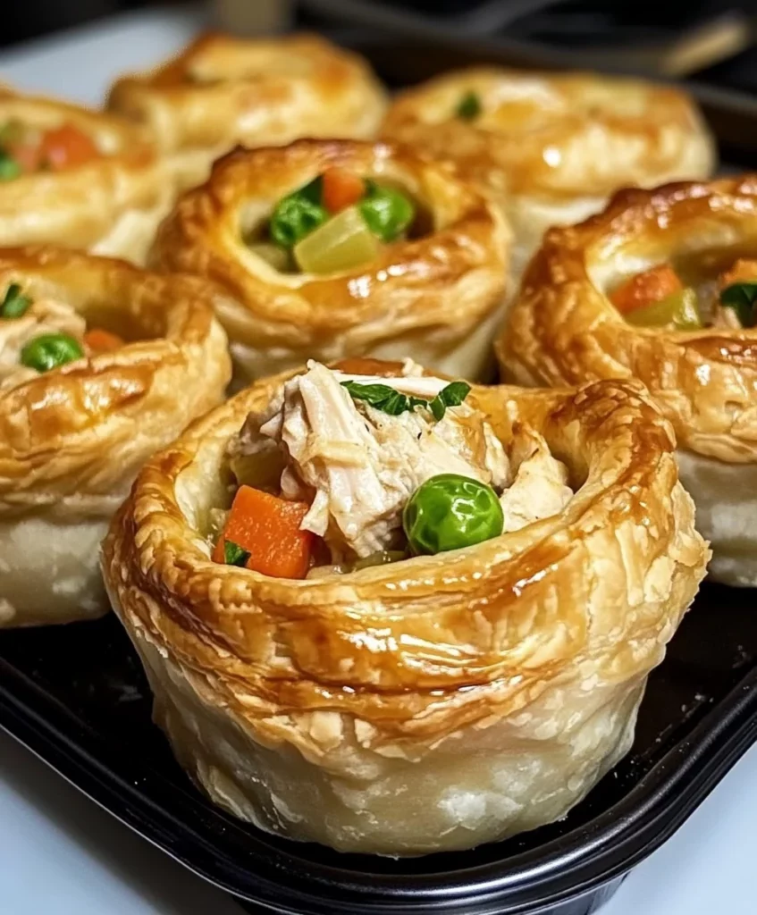 Easy Mini Chicken Pot Pies