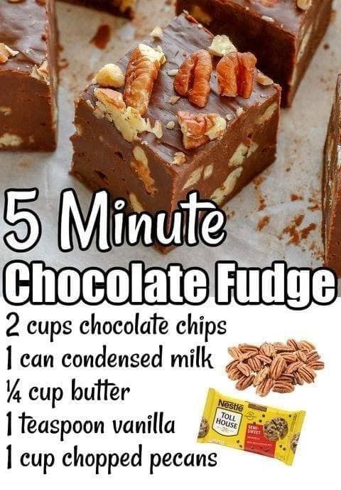 5 Minute Chocolate Fudge
