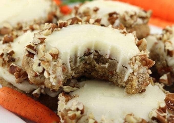 Carrot Cake Cookies With Cream Cheese Frosting