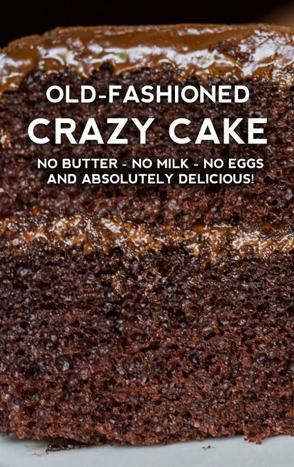 Old-Fashioned Crazy Cake