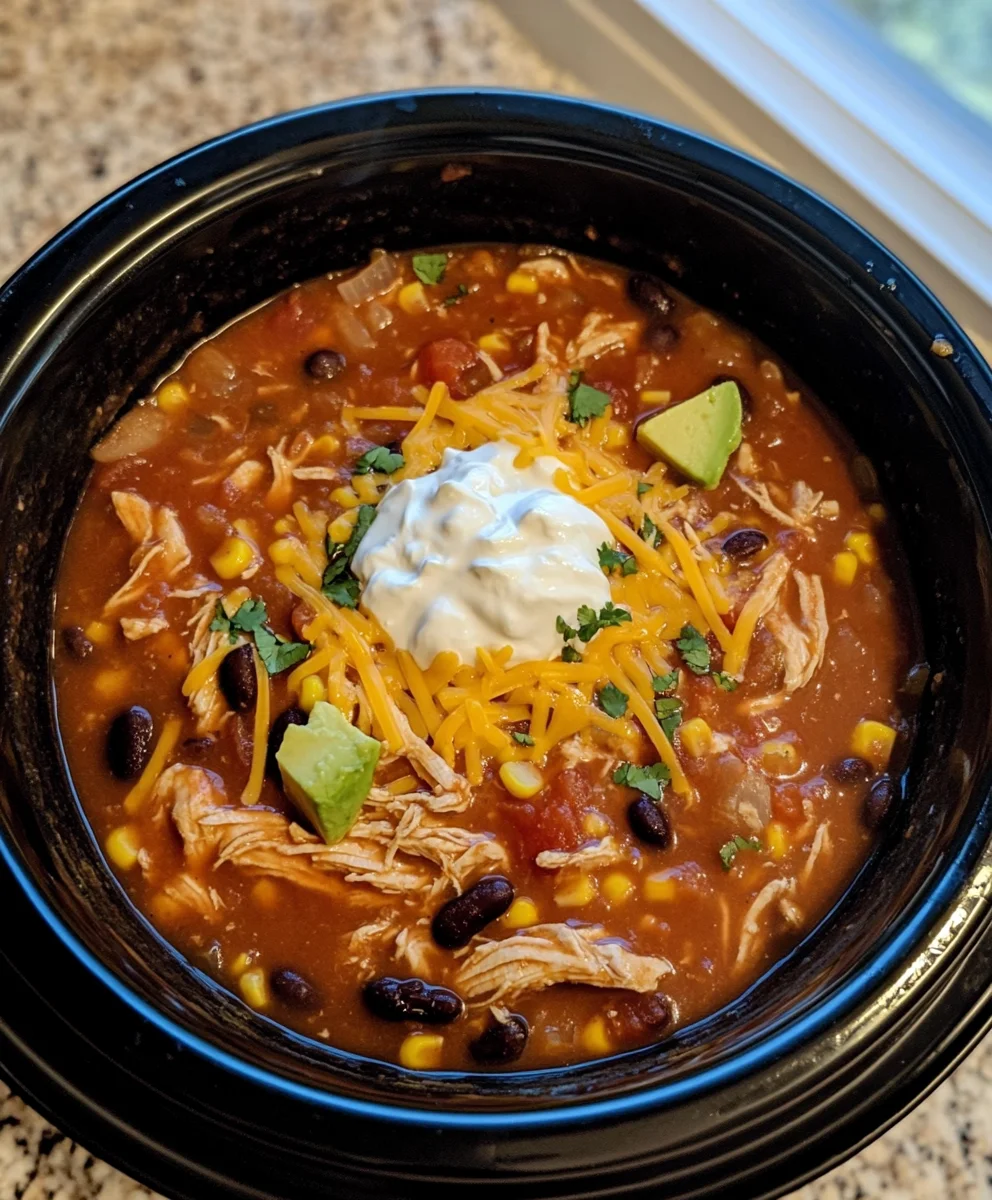 8-Can Chicken Taco Soup