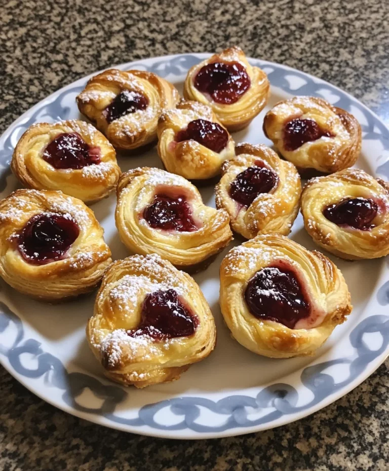 Mini Cherry Cheese Danishes