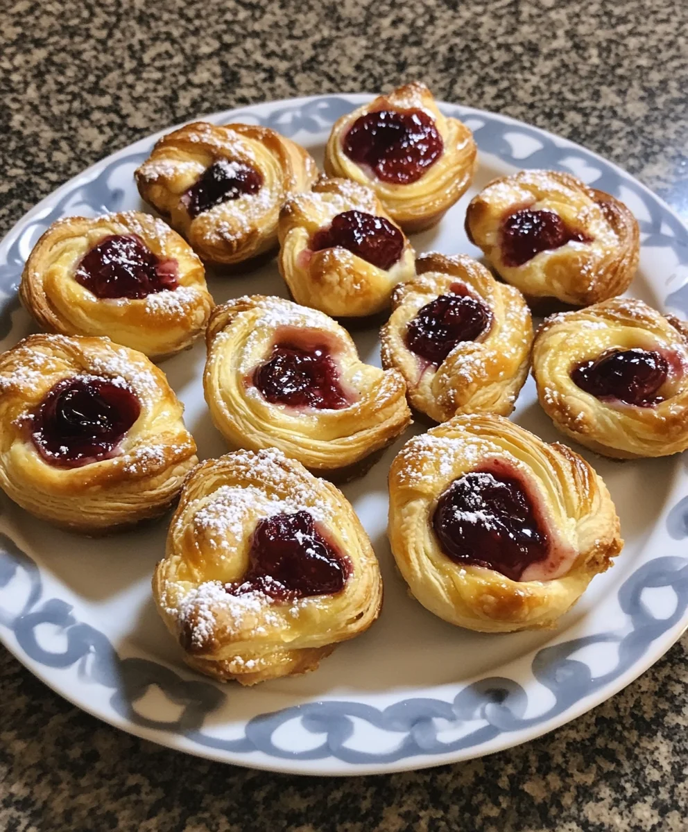Mini Cherry Cheese Danishes
