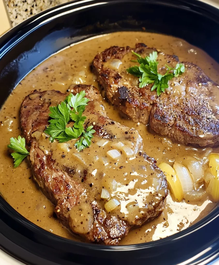Crock Pot Cube Steak OMG!! THIS IS DELICIOUSS!!