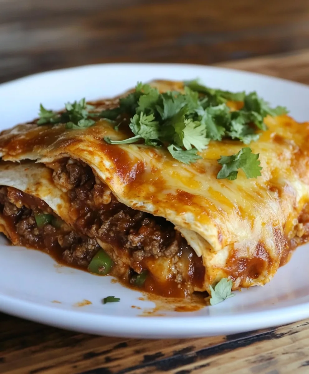 Tex-Mex Beef Enchiladas