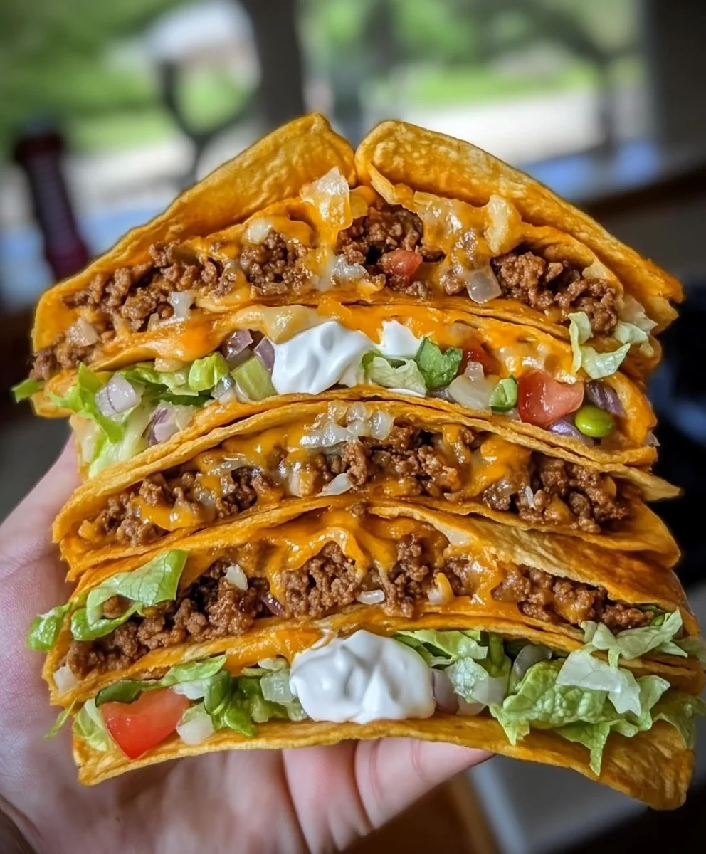 Homemade Crunch Wrap Supreme