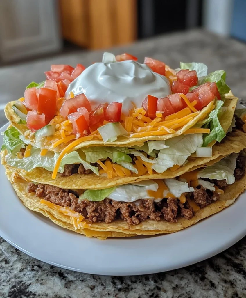 Homemade Crunch Wrap Supreme