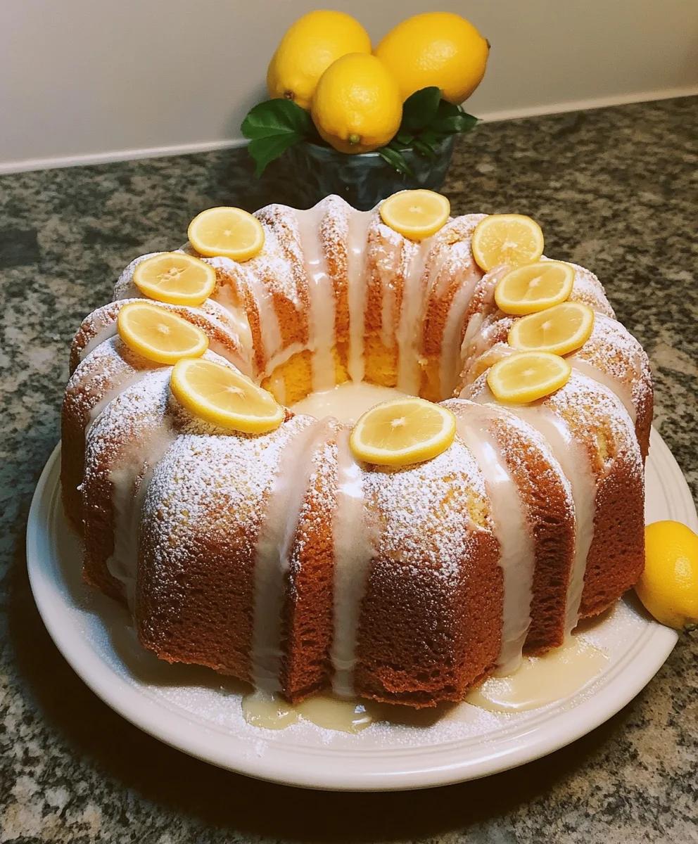 A Lemon Cake To Die For