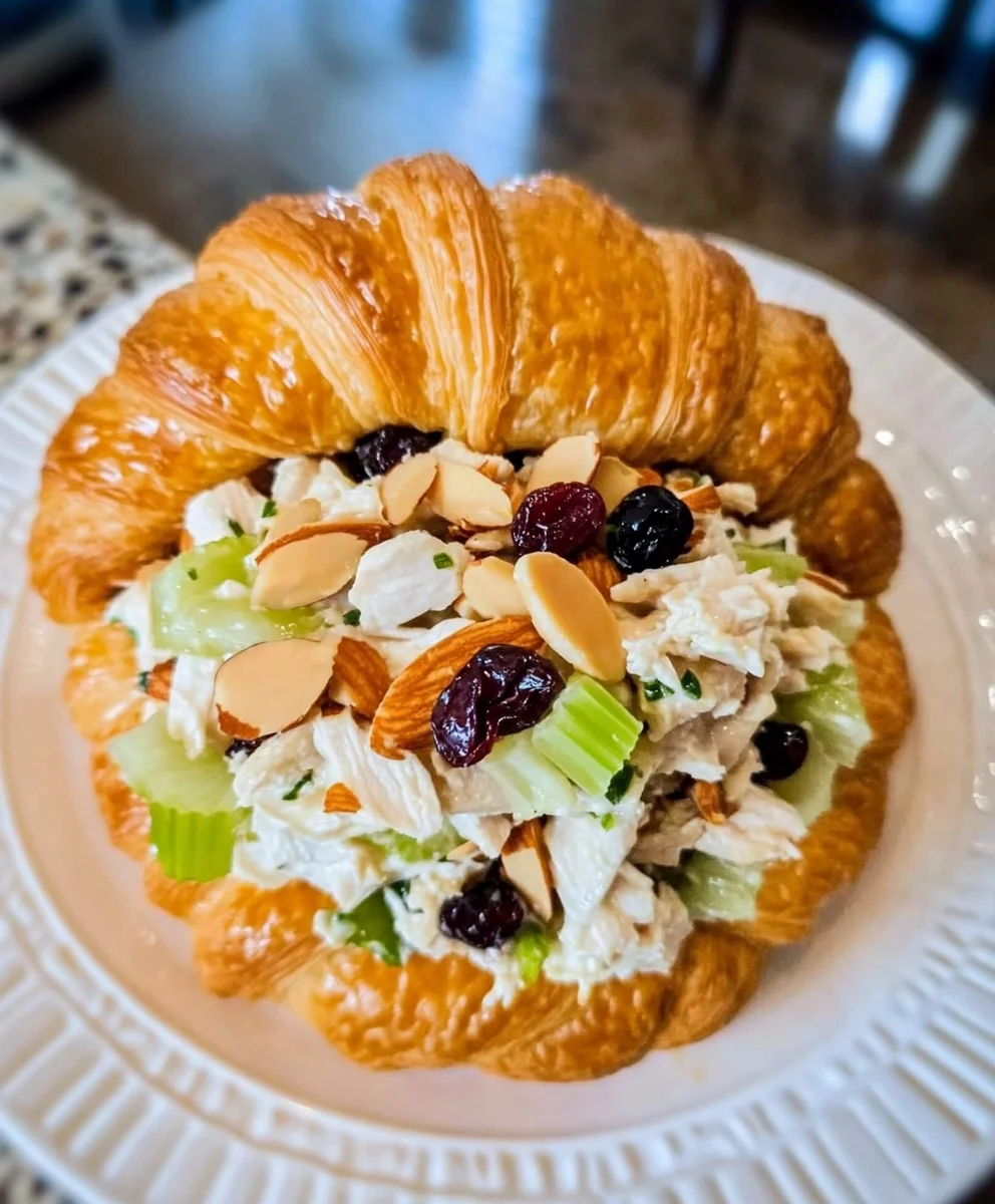Chicken Salad on Croissants