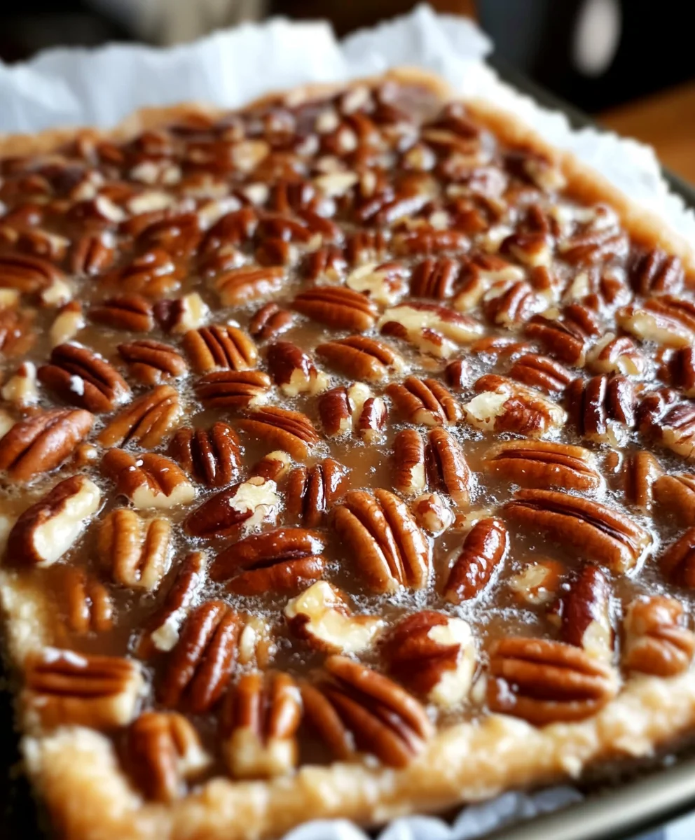 Easiest Pecan Bars Ever