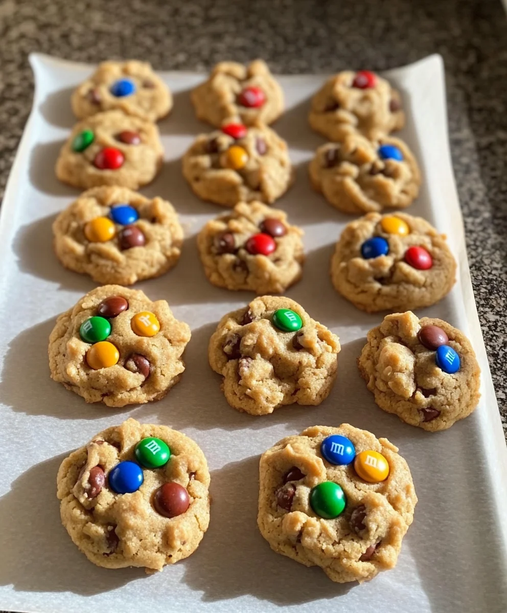 Peanut Butter M&M Cookies